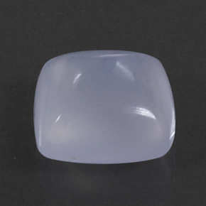 3,05 ctw natürlicher blauer Chalcedon, Transparent, Transparent / Lichtdurchlässig