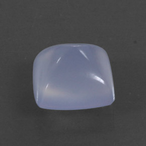 3,17 ctw natürlicher blauer Chalcedon, Transparent, Transparent / Lichtdurchlässig
