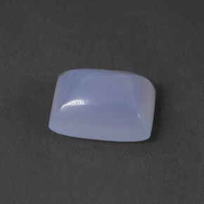 1,69 ctw natürlicher blauer Chalcedon, Transparent, Transparent / Lichtdurchlässig