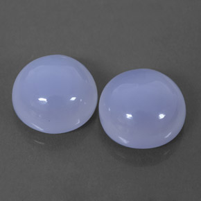  ct natürliche blauer Chalcedon-Edelsteine, Transparent, Transparent / Lichtdurchlässig