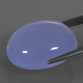 9,17 ctw natürlicher Lavendelblau Chalcedon, Transparent, Transparent / Lichtdurchlässig