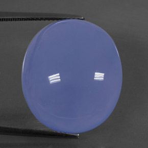 27,29 ctw natürlicher blauer Chalcedon, Transparent, Transparent / Lichtdurchlässig