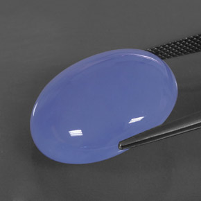 27,29 ctw natürlicher blauer Chalcedon, Transparent, Transparent / Lichtdurchlässig