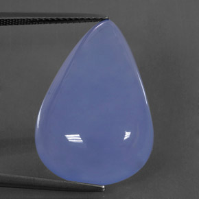 9,17 ctw natürlicher Lavendelblau Chalzedon, Transparent, Transparent / Lichtdurchlässig