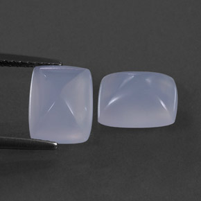  ct natürliche blauer Chalcedon-Edelsteine, Transparent, Transparent / Lichtdurchlässig