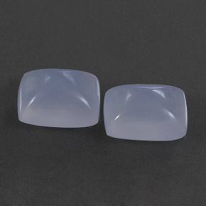  ct natürliche blauer Chalcedon-Edelsteine, Transparent, Transparent / Lichtdurchlässig