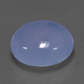 4,79 ctw natürlicher blauer Chalcedon, Transparent, Transparent / Lichtdurchlässig