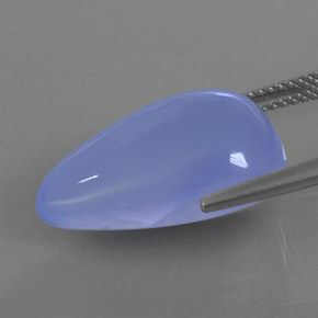 9,17 ctw natürlicher Lavendelblau Chalzedon, Transparent, Transparent / Lichtdurchlässig