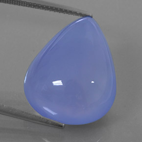 18,59 ctw natürlicher blauer Chalcedon, Transparent, Transparent / Lichtdurchlässig