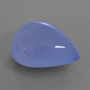 16,70 ctw natürlicher blauer Chalcedon, Transparent, Transparent / Lichtdurchlässig