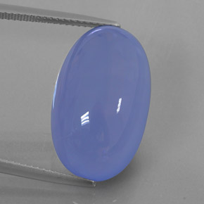 21,57 ctw natürlicher blauer Chalcedon, Transparent, Transparent / Lichtdurchlässig