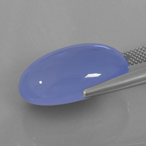 21,57 ctw natürlicher blauer Chalcedon, Transparent, Transparent / Lichtdurchlässig