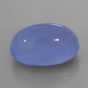20,44 ctw natürlicher blauer Chalcedon, Transparent, Transparent / Lichtdurchlässig