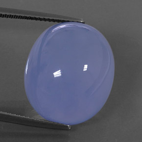 27,24 ctw natürlicher blauer Chalcedon, Transparent, Transparent / Lichtdurchlässig