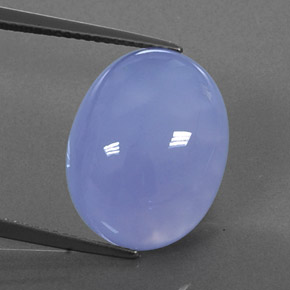 14,78 ctw natürlicher blauer Chalcedon, Transparent, Transparent / Lichtdurchlässig