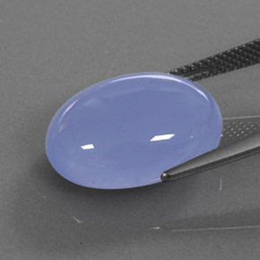 14,78 ctw natürlicher blauer Chalcedon, Transparent, Transparent / Lichtdurchlässig