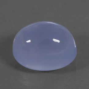 9,52 ctw natürlicher blauer Chalcedon, Transparent, Transparent / Lichtdurchlässig