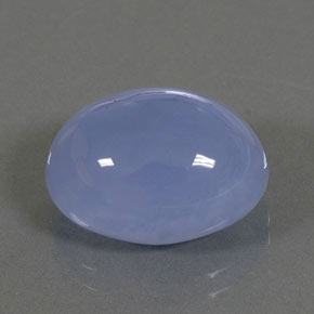 10,84 ctw natürlicher blauer Chalcedon, Transparent, Transparent / Lichtdurchlässig