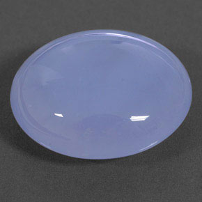 12,46 ctw natürlicher blauer Chalcedon, Transparent, Transparent / Lichtdurchlässig