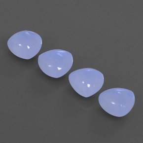  ct natürliche blauer Chalcedon-Edelsteine, Transparent, Transparent / Lichtdurchlässig