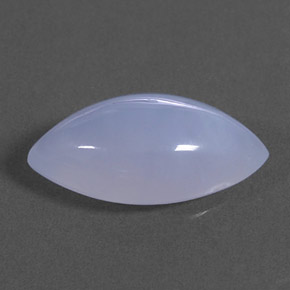 2,97 ctw natürlicher blauer Chalcedon, Transparent, Transparent / Lichtdurchlässig