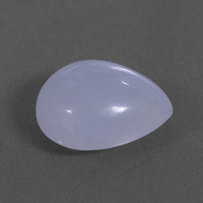 3,19 ctw natürlicher blauer Chalcedon, Transparent, Transparent / Lichtdurchlässig