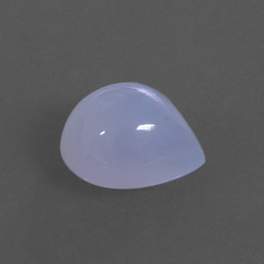 4,74 ctw natürlicher blauer Chalcedon, Transparent, Transparent / Lichtdurchlässig