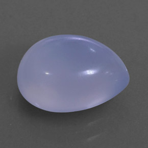 2,75 ctw natürlicher blauer Chalcedon, Transparent, Transparent / Lichtdurchlässig