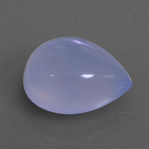 3,53 ctw natürlicher blauer Chalcedon, Transparent, Transparent / Lichtdurchlässig