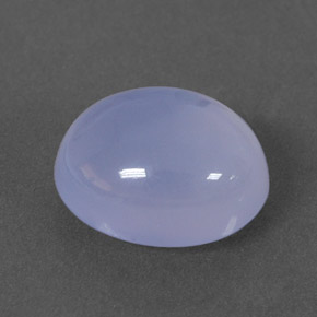 2,27 ctw natürlicher blauer Chalcedon, Transparent, Transparent / Lichtdurchlässig