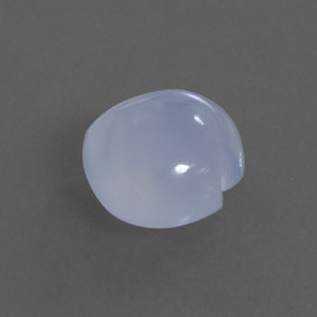 4,95 ctw natürlicher blauer Chalcedon, Transparent, Transparent / Lichtdurchlässig