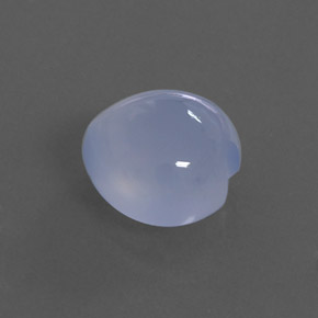 4,98 ctw natürlicher blauer Chalcedon, Transparent, Transparent / Lichtdurchlässig