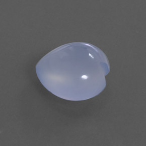 4,16 ctw natürlicher blauer Chalcedon, Transparent, Transparent / Lichtdurchlässig