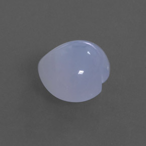 4,52 ctw natürlicher blauer Chalcedon, Transparent, Transparent / Lichtdurchlässig