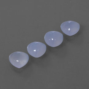  ct natürliche blauer Chalcedon-Edelsteine, Transparent, Transparent / Lichtdurchlässig