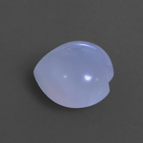 4,77 ctw natürlicher blauer Chalcedon, Transparent, Transparent / Lichtdurchlässig