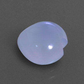 4,12 ctw natürlicher violetter Chalcedon, Transparent, Transparent / Lichtdurchlässig