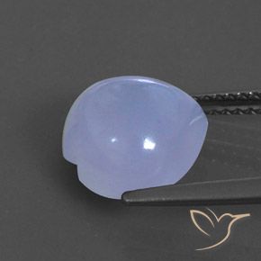 3,79 ctw natürlicher violetter Chalcedon, Transparent, Transparent / Lichtdurchlässig