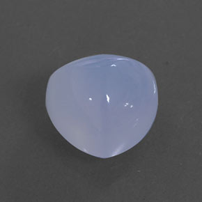 3,86 ctw natürlicher blauer Chalcedon, Transparent, Transparent / Lichtdurchlässig