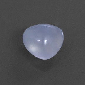 1,74 ctw natürlicher blauer Chalcedon, Transparent, Transparent / Lichtdurchlässig