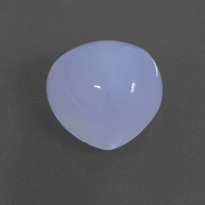 3,32 ctw natürlicher blauer Chalcedon, Transparent, Transparent / Lichtdurchlässig