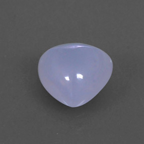 1,69 ctw natürlicher blauer Chalcedon, Transparent, Transparent / Lichtdurchlässig