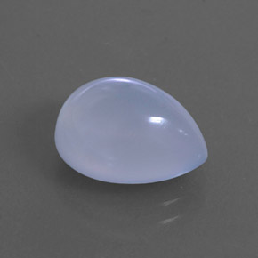 4,94 ctw natürlicher blauer Chalcedon, Transparent, Transparent / Lichtdurchlässig