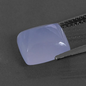 2,93 ctw natürlicher blauer Chalcedon, Transparent, Transparent / Lichtdurchlässig