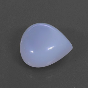 5,61 ctw natürlicher violetter Chalcedon, Transparent, Transparent / Lichtdurchlässig