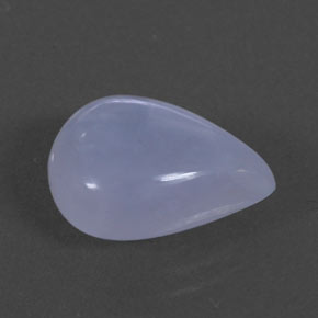 4,72 ctw natürlicher blauer Chalcedon, Transparent, Transparent / Lichtdurchlässig