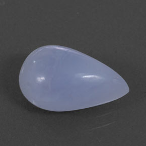 4,73 ctw natürlicher blauer Chalcedon, Transparent, Transparent / Lichtdurchlässig
