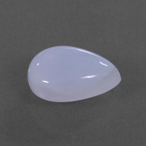 1,94 ctw natürlicher blauer Chalcedon, Transparent, Transparent / Lichtdurchlässig