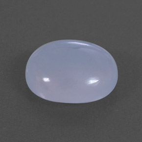 4,62 ctw natürlicher blauer Chalcedon, Transparent, Transparent / Lichtdurchlässig
