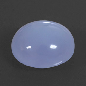 8,91 ctw natürlicher blauer Chalcedon, Transparent, Transparent / Lichtdurchlässig